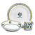 ORVIETO GREEN ROOSTER: 3 Pieces Place Setting - artisticaitalian.com