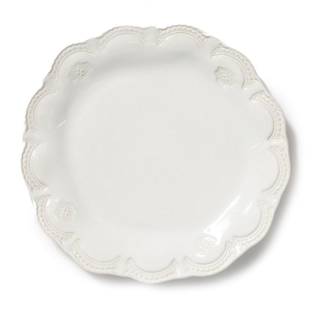 VIETRI: Incanto Stone White Lace Dinner Plate - artisticaitalian.com