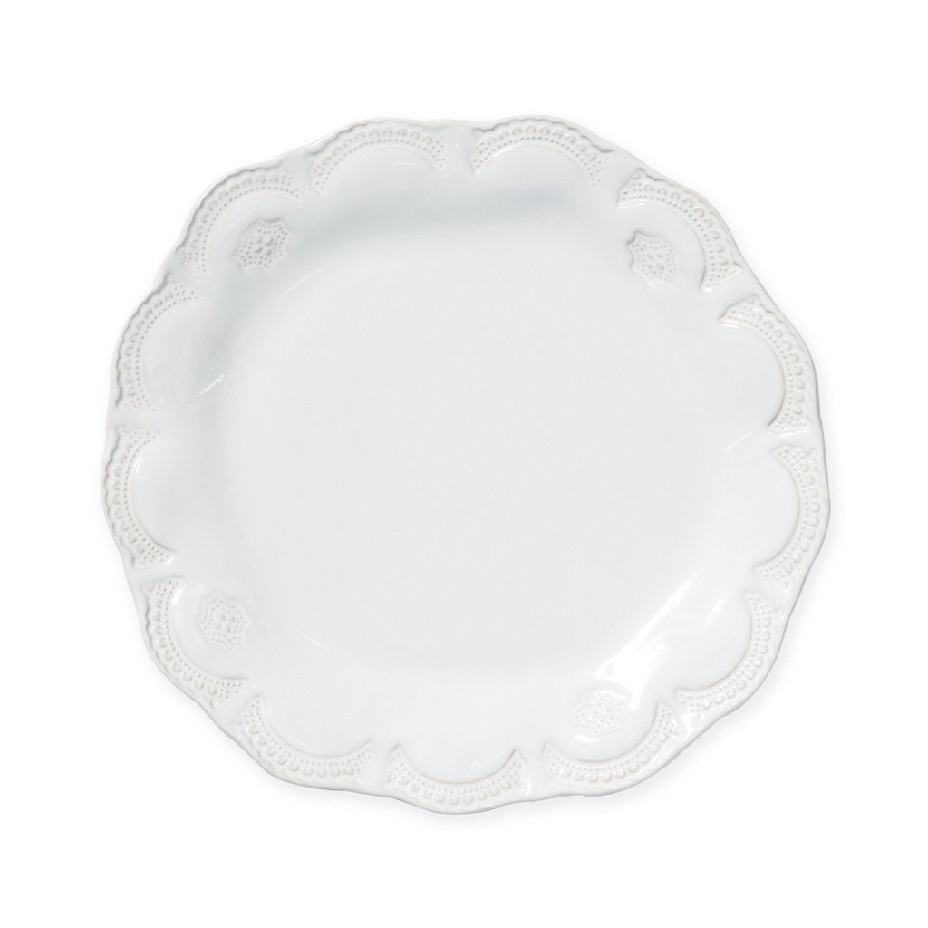 VIETRI: Incanto Stone White Lace Salad Plate - artisticaitalian.com