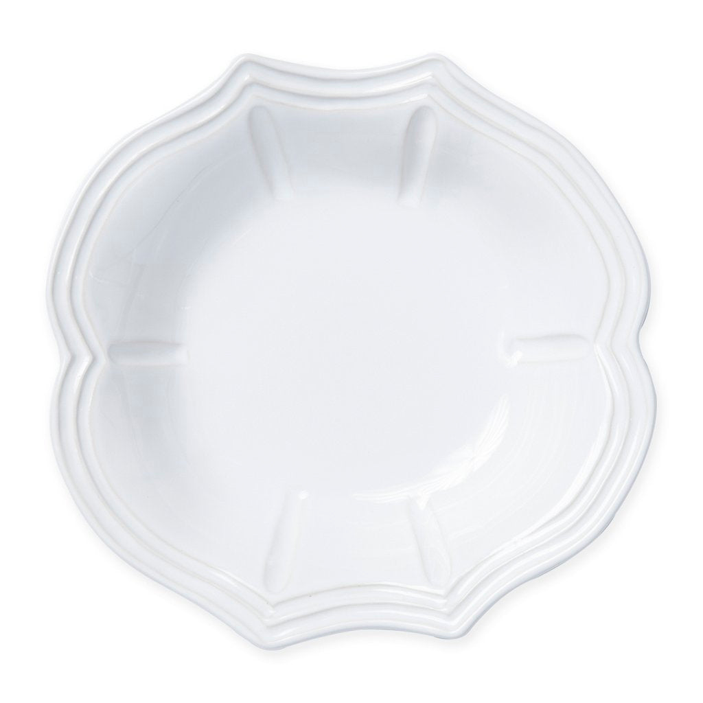 VIETRI: Incanto Stone White Baroque Pasta Bowl - artisticaitalian.com