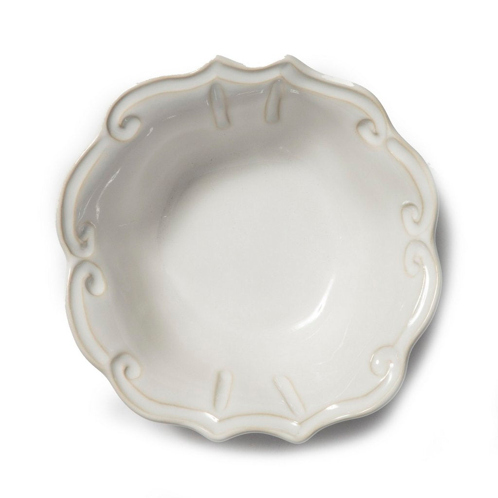 VIETRI: Incanto Stone White Baroque Cereal Bowl - artisticaitalian.com