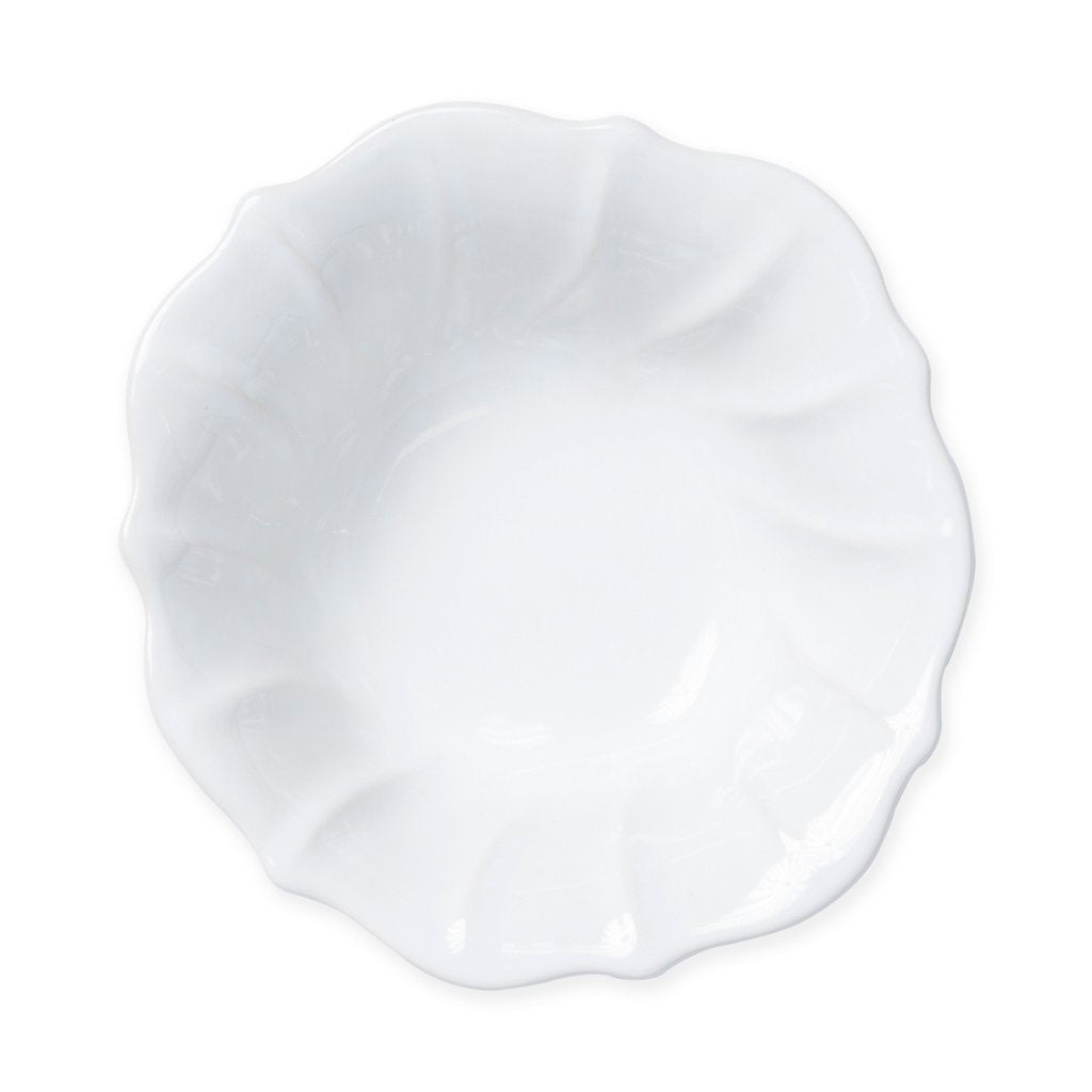 VIETRI: Incanto Stone White Ruffle Cereal Bowl - artisticaitalian.com