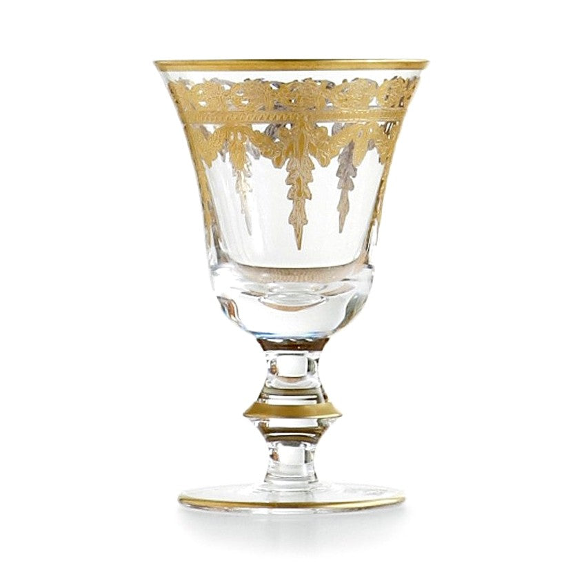 ARTE ITALICA: Vetro Gold Wine Glass - artisticaitalian.com