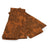 BUSATTI: Hand Towel SET OF 2 PCS Jacquard (100% Linen) RUST - artisticaitalian.com