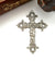 MONDIAL CANDLES: BIANCA Collection - Porcelain Container Candle with Antique Silver Crucifix - artisticaitalian.com