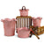 SCAVO GIARDINI-GARDEN: Wall Planter Vase with fluted rim  PALE ROSE' PINK - artisticaitalian.com