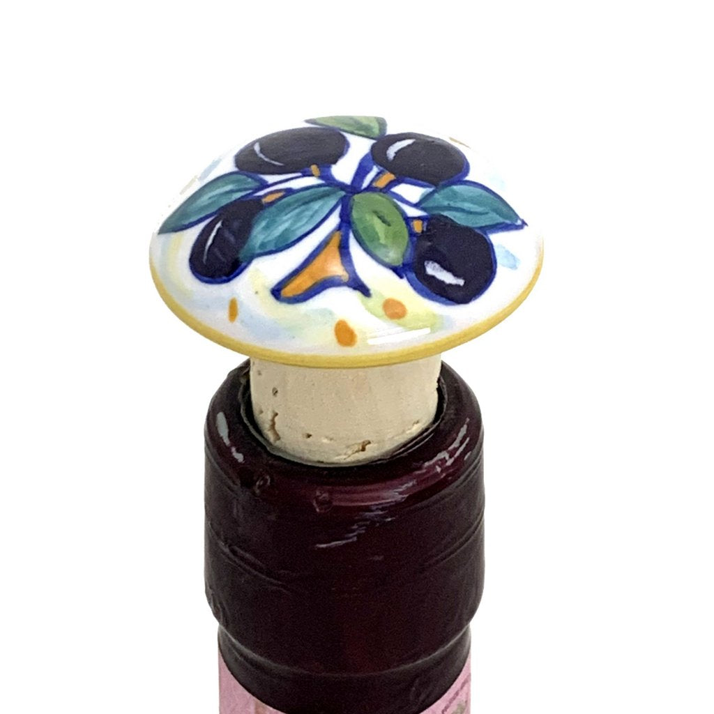 DERUTA FRUTTA: Cork Stopper OLIVES [R] - artisticaitalian.com