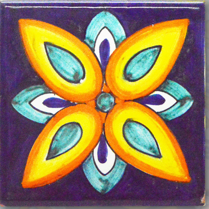 FRANCESCA NICCACCI: Deruta Vario Hand Painted Wall Tile - artisticaitalian.com