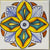 FRANCESCA NICCACCI: Deruta Vario Hand Painted Wall Tile - artisticaitalian.com