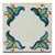 FRANCESCA NICCACCI: Deruta Vario Hand Painted Wall Tile - artisticaitalian.com