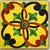 FRANCESCA NICCACCI: Deruta Vario Hand Painted Wall Tile - artisticaitalian.com