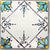 FRANCESCA NICCACCI: Deruta Vario Hand Painted Wall Tile - artisticaitalian.com