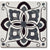 FRANCESCA NICCACCI: Deruta Vario Hand Painted Wall Tile Gray Shades - artisticaitalian.com