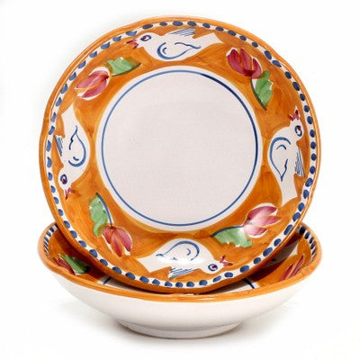 VIETRI: CAMPAGNA Uccello Coupe Pasta Bowl - artisticaitalian.com