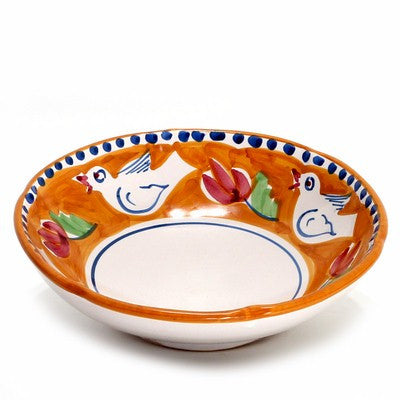 VIETRI: CAMPAGNA Uccello Coupe Pasta Bowl - artisticaitalian.com