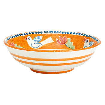 VIETRI: CAMPAGNA Uccello Large Serving Bowl - artisticaitalian.com