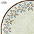 LAZY SUSAN: Ceramic-Stone Rotating Lazy Susan 46" Diam. in Deruta, Italy. - artisticaitalian.com