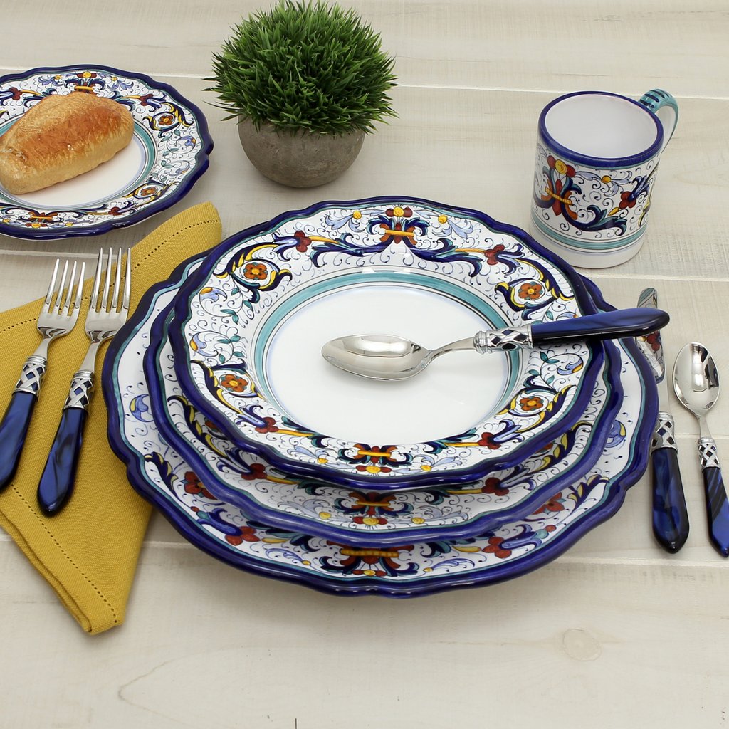 VECCHIA DERUTA: Large Oval Platter - artisticaitalian.com