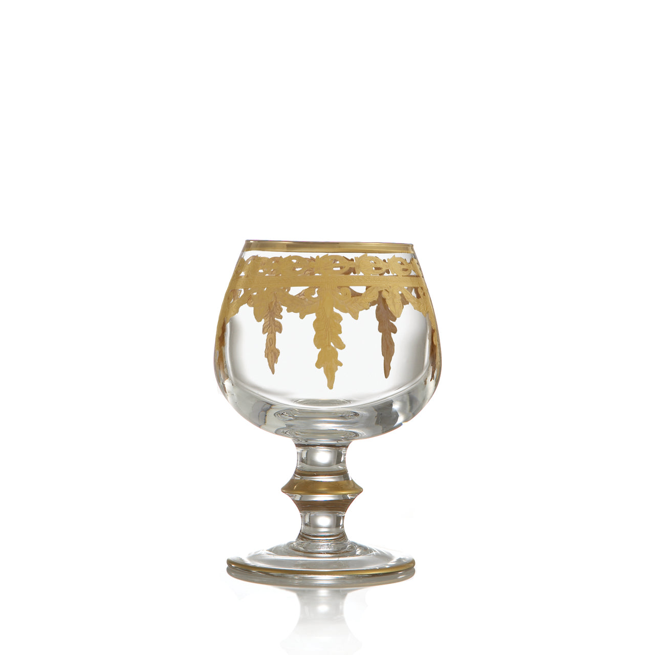 ARTE ITALICA: Vetro Gold Brandy Glass - artisticaitalian.com