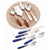 VIETRI: Aladdin Five Piece Place Setting BLUE - artisticaitalian.com