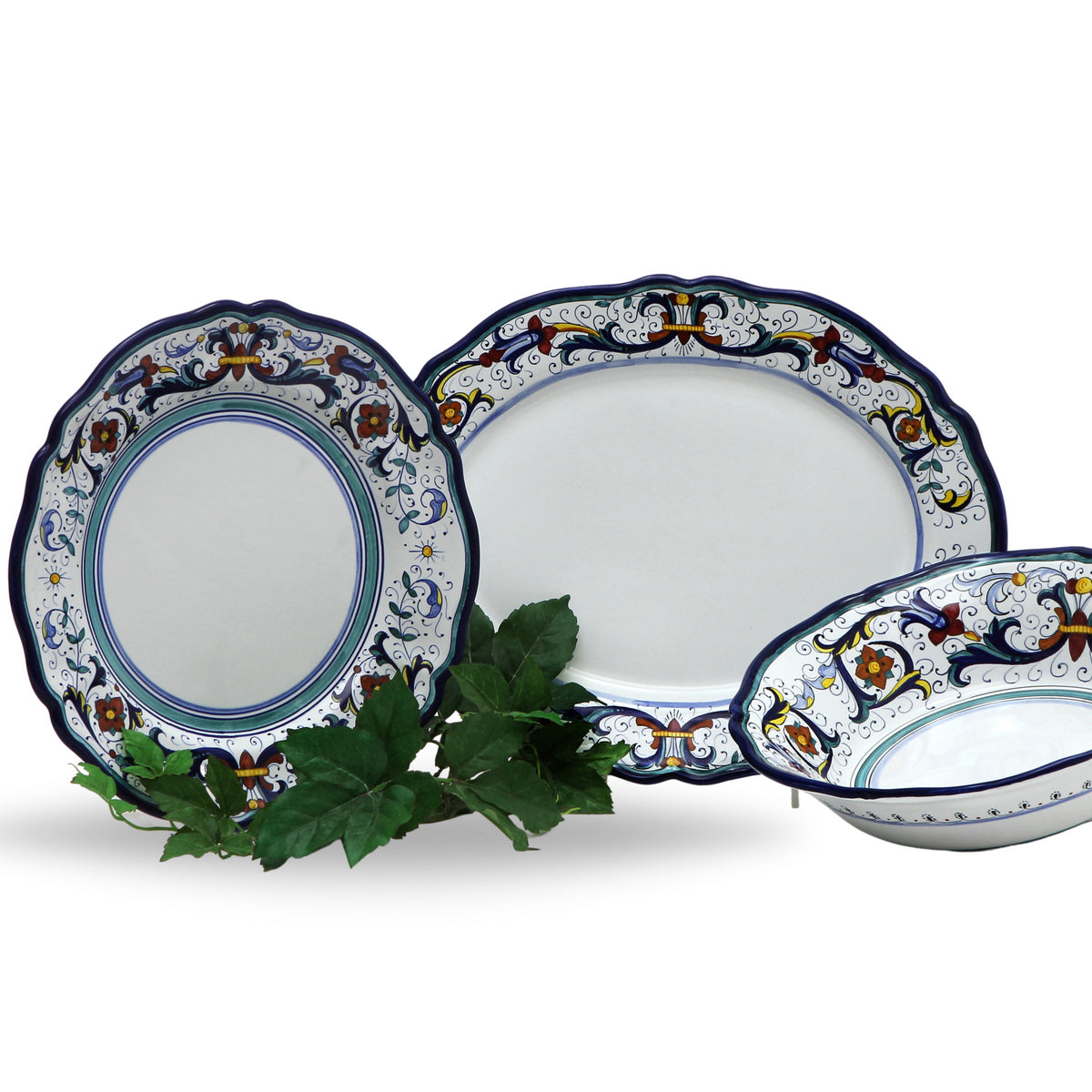 VECCHIA DERUTA: 3 Pcs Serving Set Bundle - artisticaitalian.com