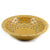 DOLFI CARAMEL BLUE DOTS: Round Bowl Centerpiece CARAMEL with Blue dots - artisticaitalian.com