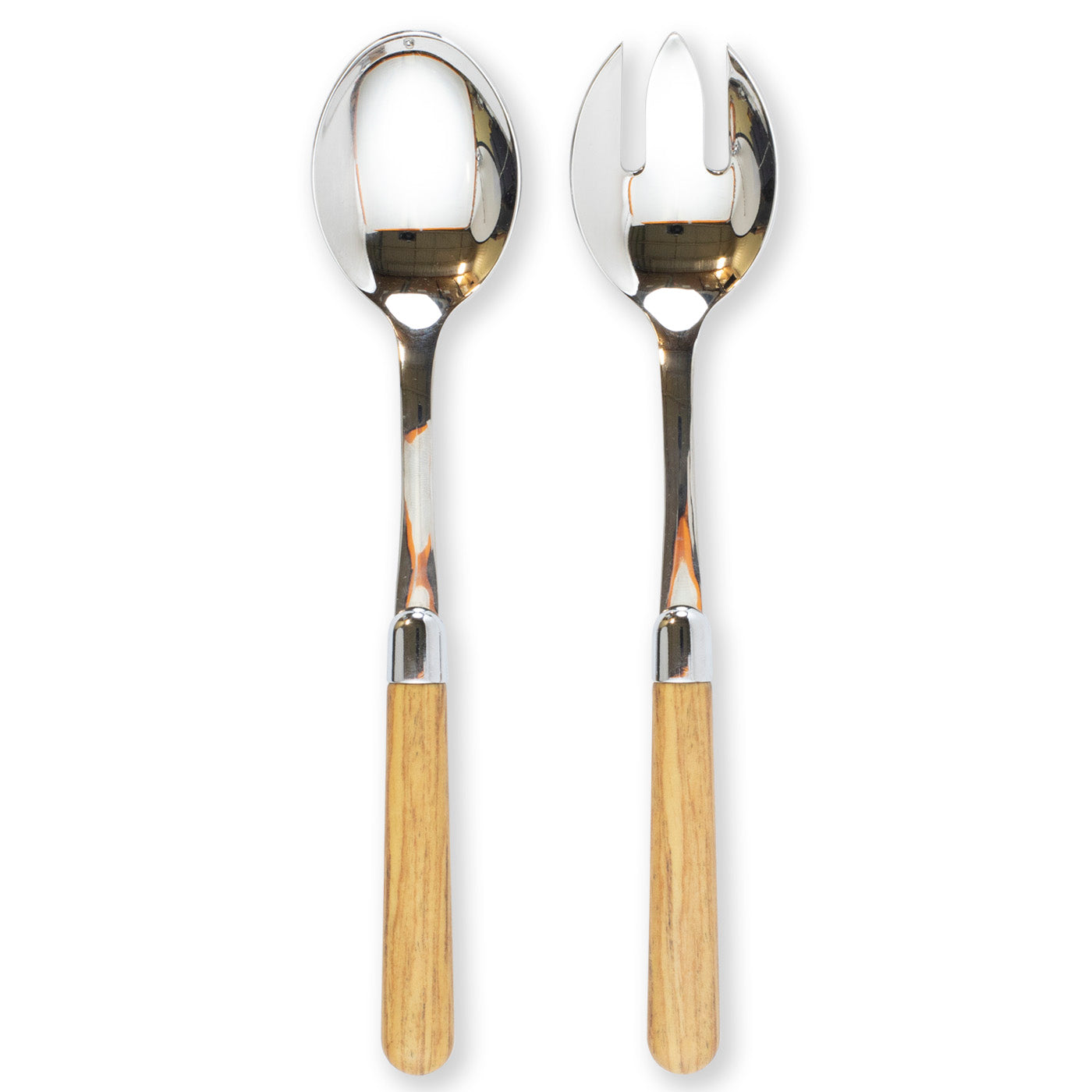 VIETRI: Albero Oak Salad Server Set - artisticaitalian.com