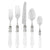 VIETRI: Aladdin Five Piece Place Setting CLEAR - artisticaitalian.com