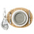 JULISKA: Berry & Thread French Panel Whitewash Dessert/Salad Plate - artisticaitalian.com