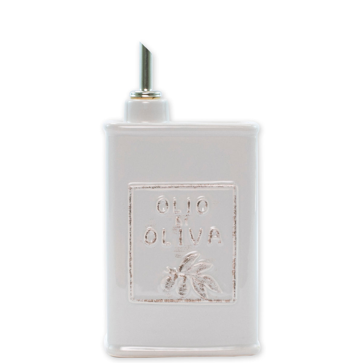 VIETRI: Lastra Light Gray Olive Oil Can Dispenser - artisticaitalian.com