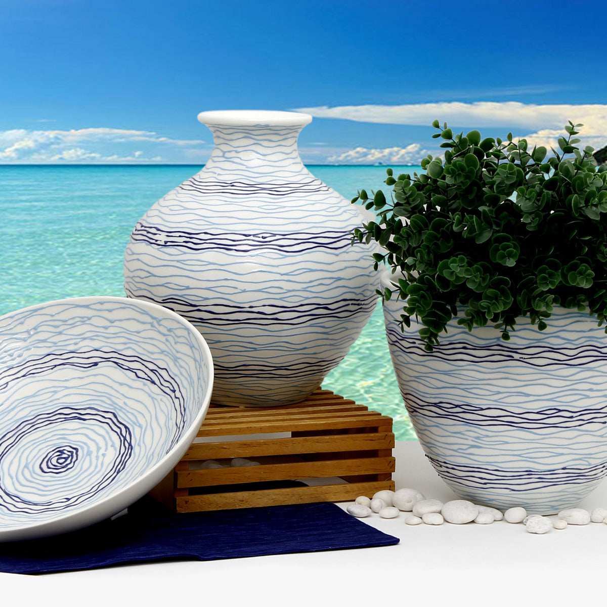 MARE BLU: Cachepot Planter - artisticaitalian.com