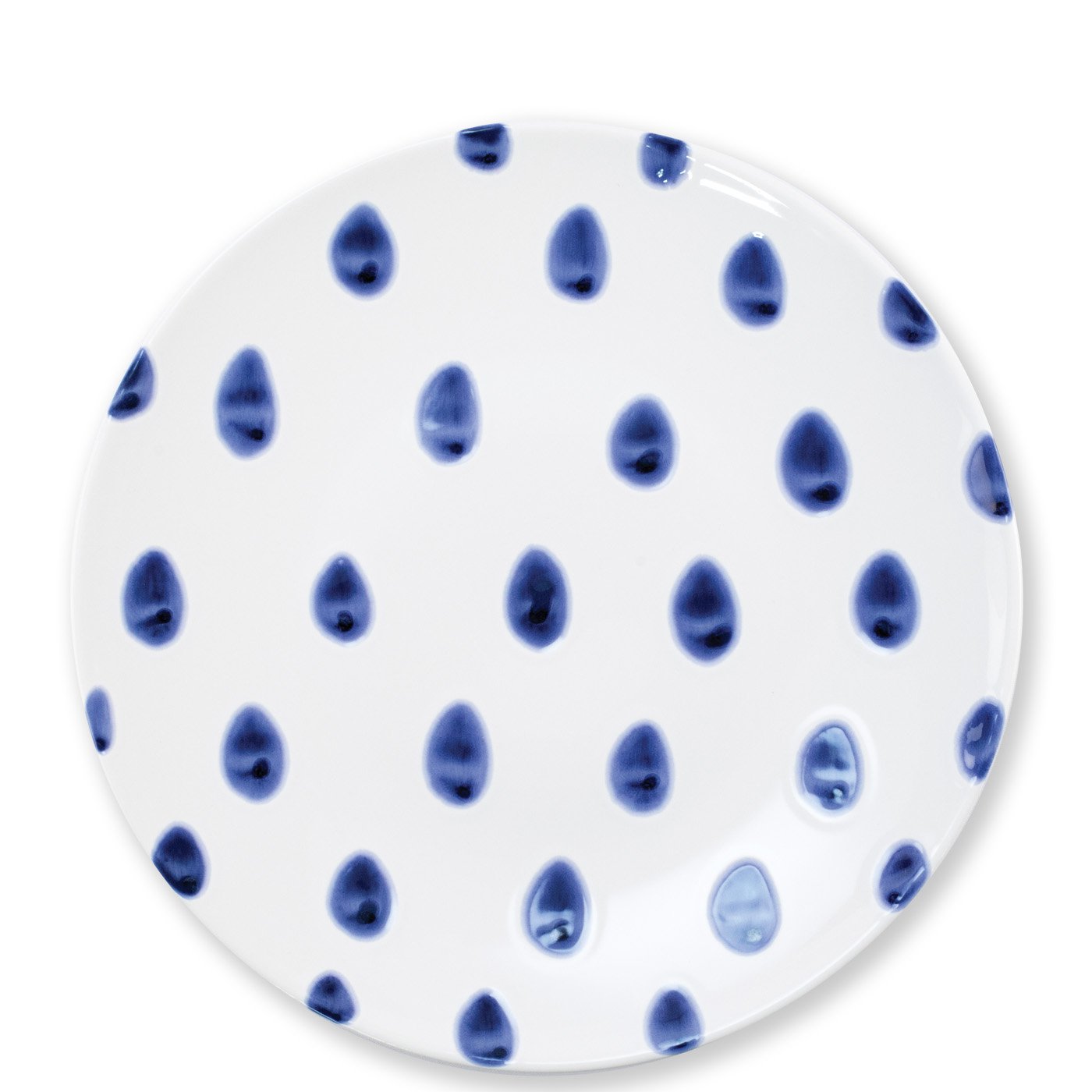 VIETRI: Santorini Dot Dinner Plate - artisticaitalian.com